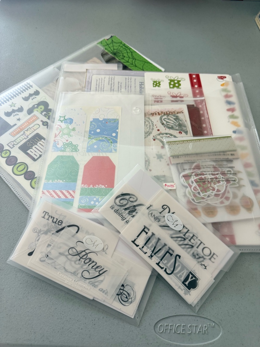 Holiday Creative Memories Scrapbooking Lot